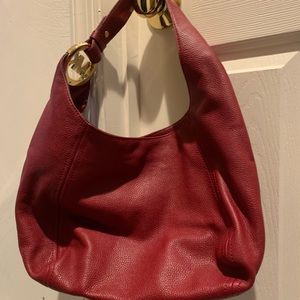 Red Michael Kors purse